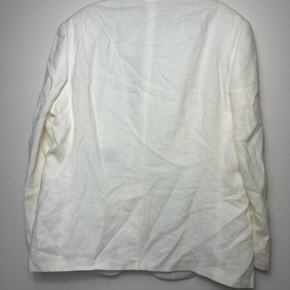 Lauren Ralph Lauren 100% Linen Men's Blazer set Beige Sz 46R Coastal Prep - Picture 3 of 9